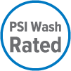 PSI Wash Rated