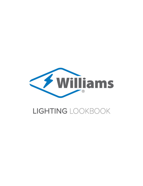 Williams Lighting Lookbook From education, medical, and behavioral health facilities to hospitality, workplace, and industrial environments, Williams designs and manufactures LED luminaires that offer advanced human-centric lighting features and innovative controls solutions.